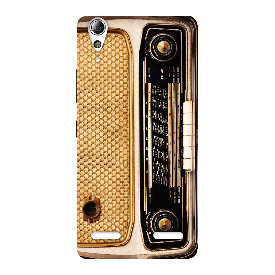 Vintage Radio Back Case for Lenovo A6000