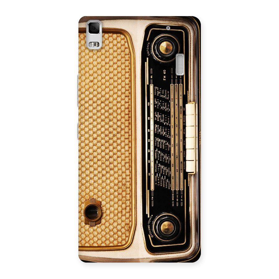 Vintage Radio Back Case for Lenovo A7000