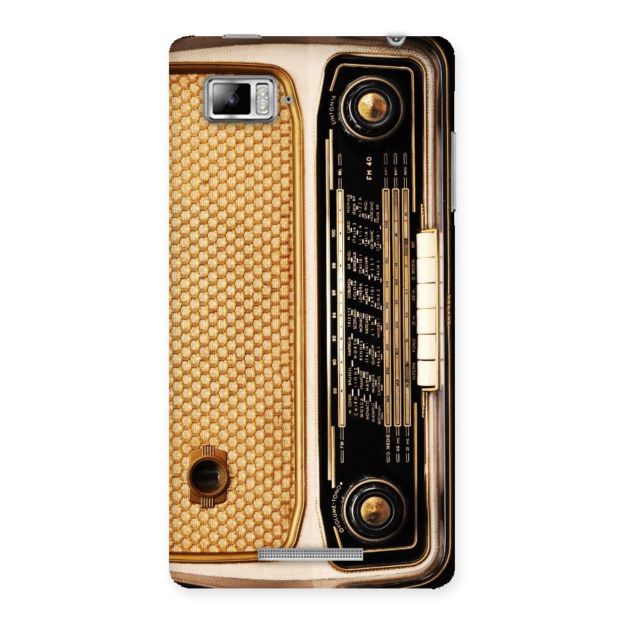 Vintage Radio Back Case for Lenovo Vibe Z K910