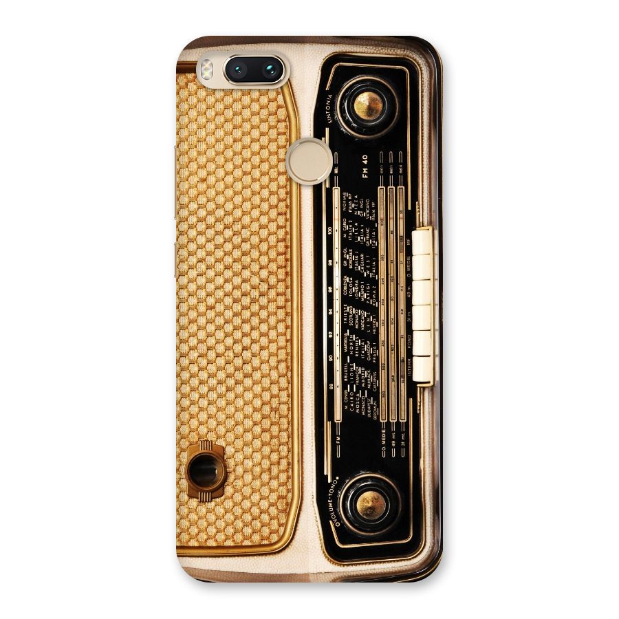 Vintage Radio Back Case for Mi A1