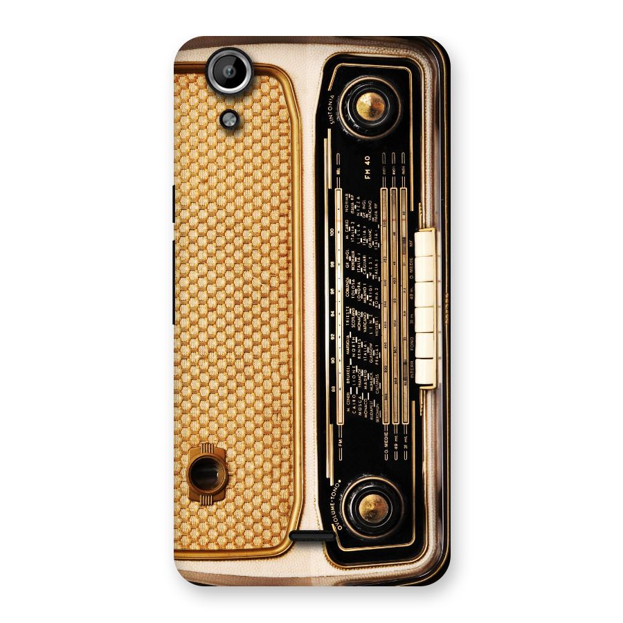 Vintage Radio Back Case for Micromax Canvas Selfie Lens Q345