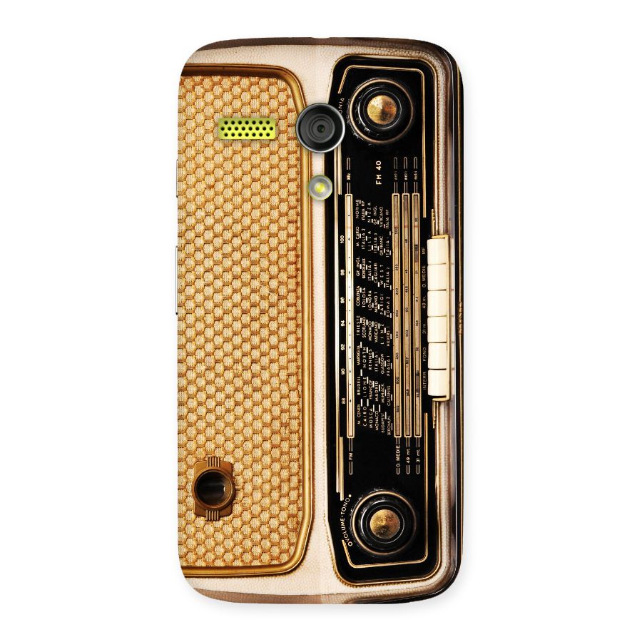 Vintage Radio Back Case for Moto G