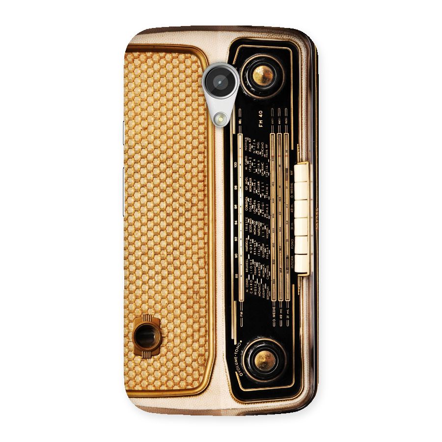 Vintage Radio Back Case for Moto G 2nd Gen