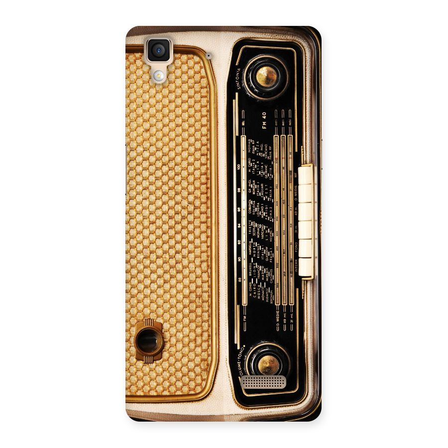 Vintage Radio Back Case for Oppo R7