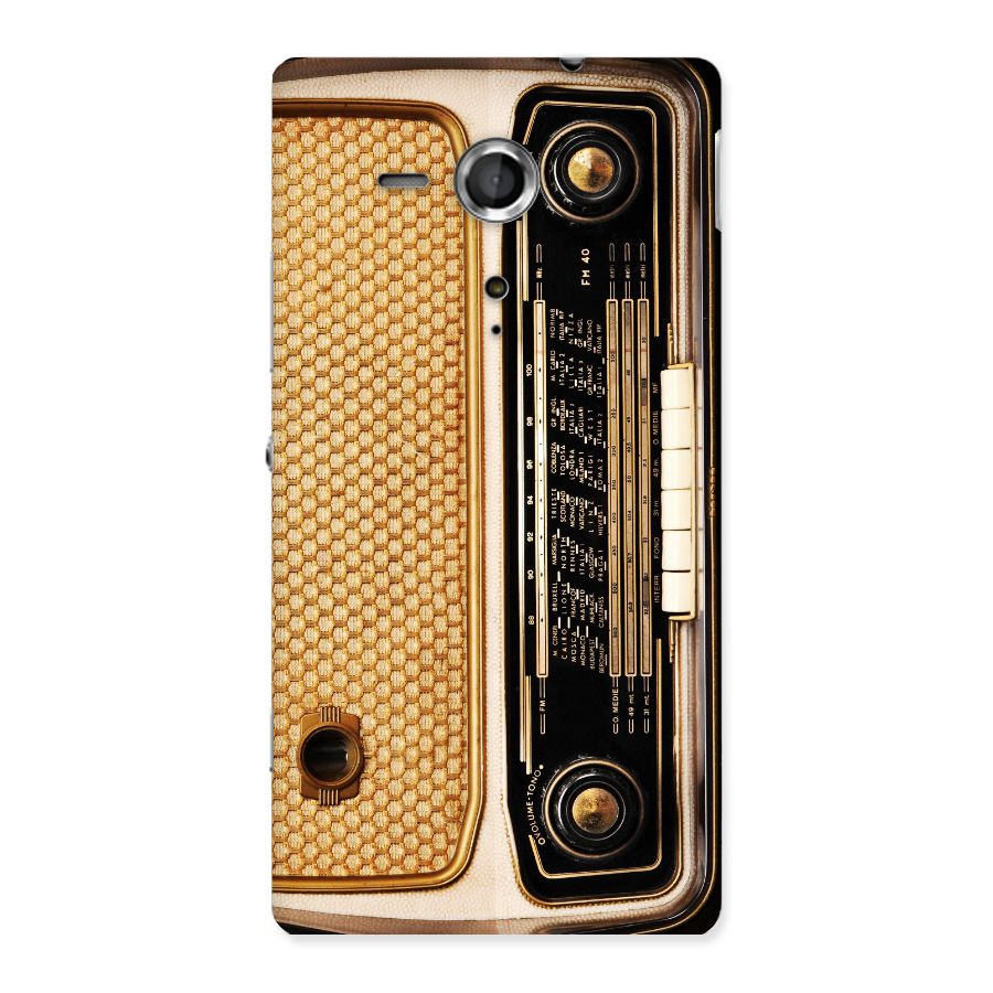 Vintage Radio Back Case for Sony Xperia SP