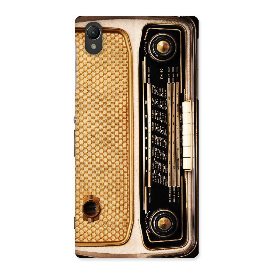 Vintage Radio Back Case for Sony Xperia Z1