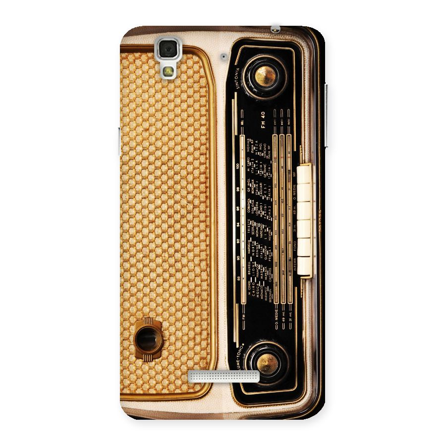 Vintage Radio Back Case for YU Yureka Plus