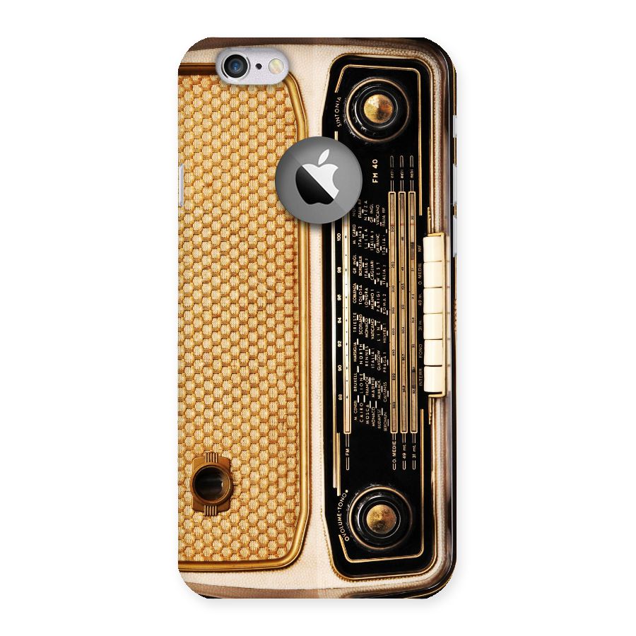 Vintage Radio Back Case for iPhone 6 Logo Cut