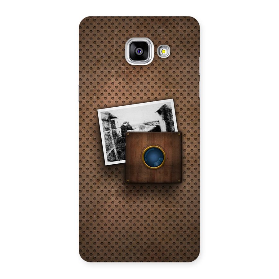 Vintage Wood Camera Back Case for Galaxy A5 2016