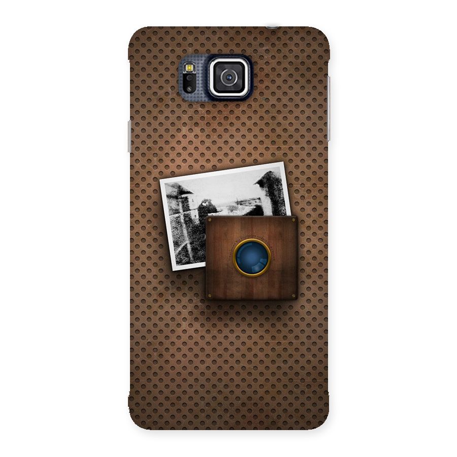 Vintage Wood Camera Back Case for Galaxy Alpha