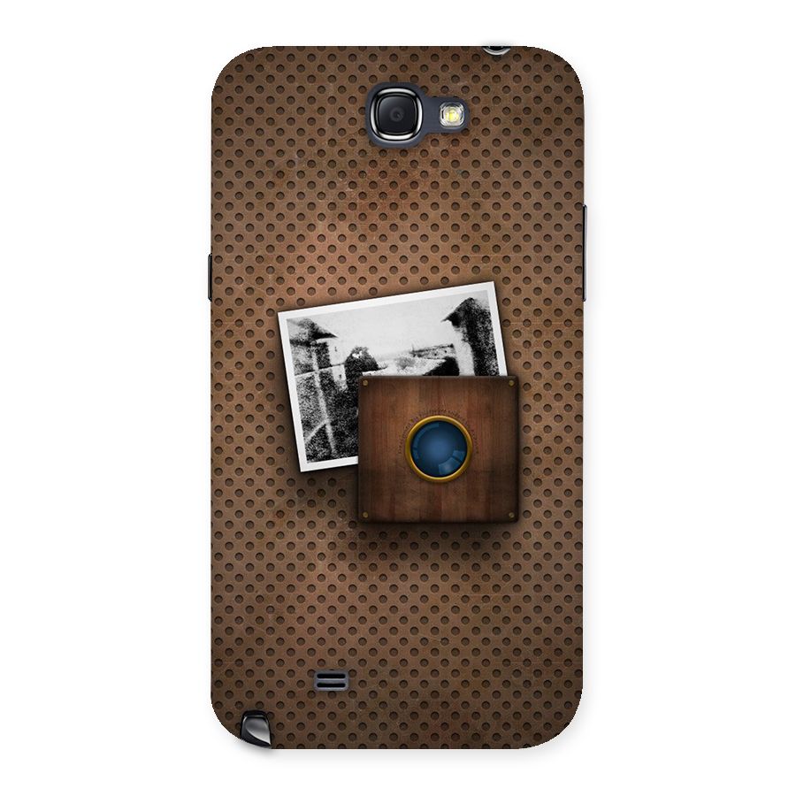 Vintage Wood Camera Back Case for Galaxy Note 2