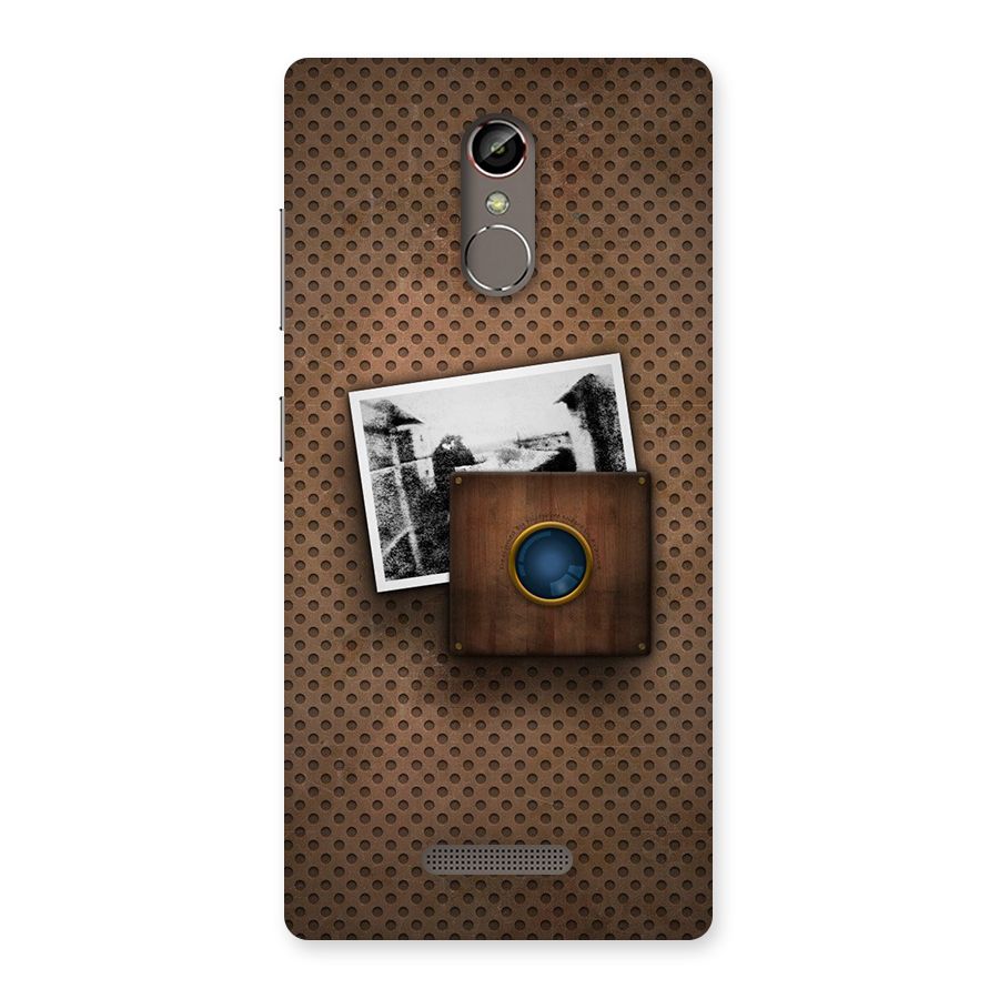 Vintage Wood Camera Back Case for Gionee S6s