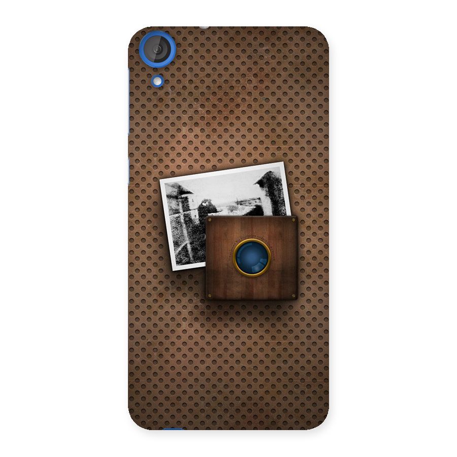 Vintage Wood Camera Back Case for HTC Desire 820