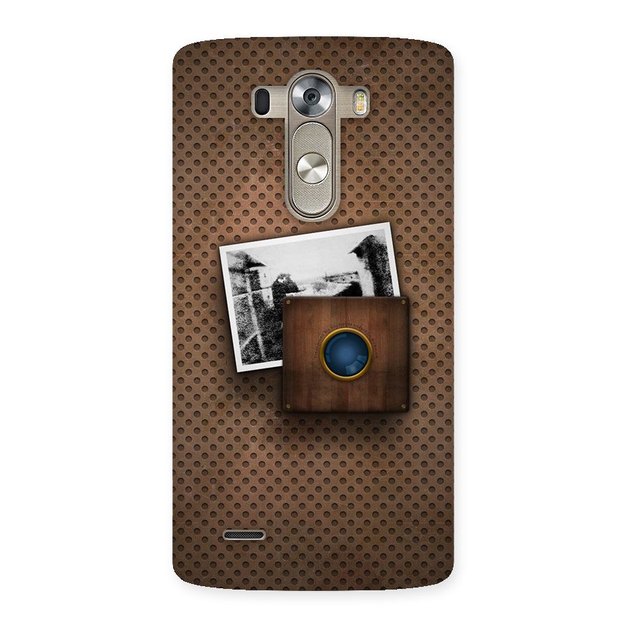 Vintage Wood Camera Back Case for LG G3