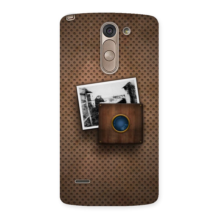 Vintage Wood Camera Back Case for LG G3 Stylus
