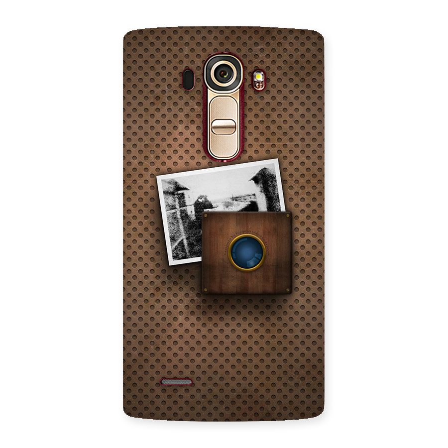 Vintage Wood Camera Back Case for LG G4