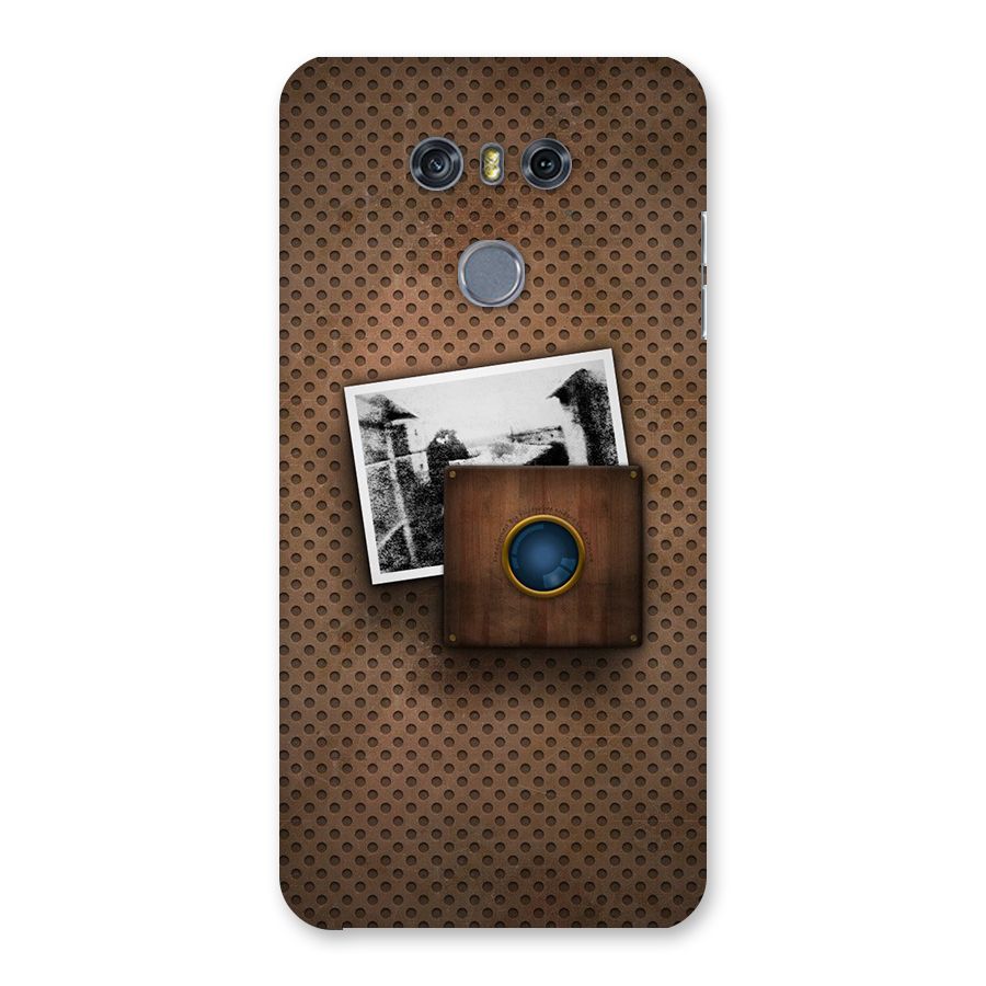 Vintage Wood Camera Back Case for LG G6