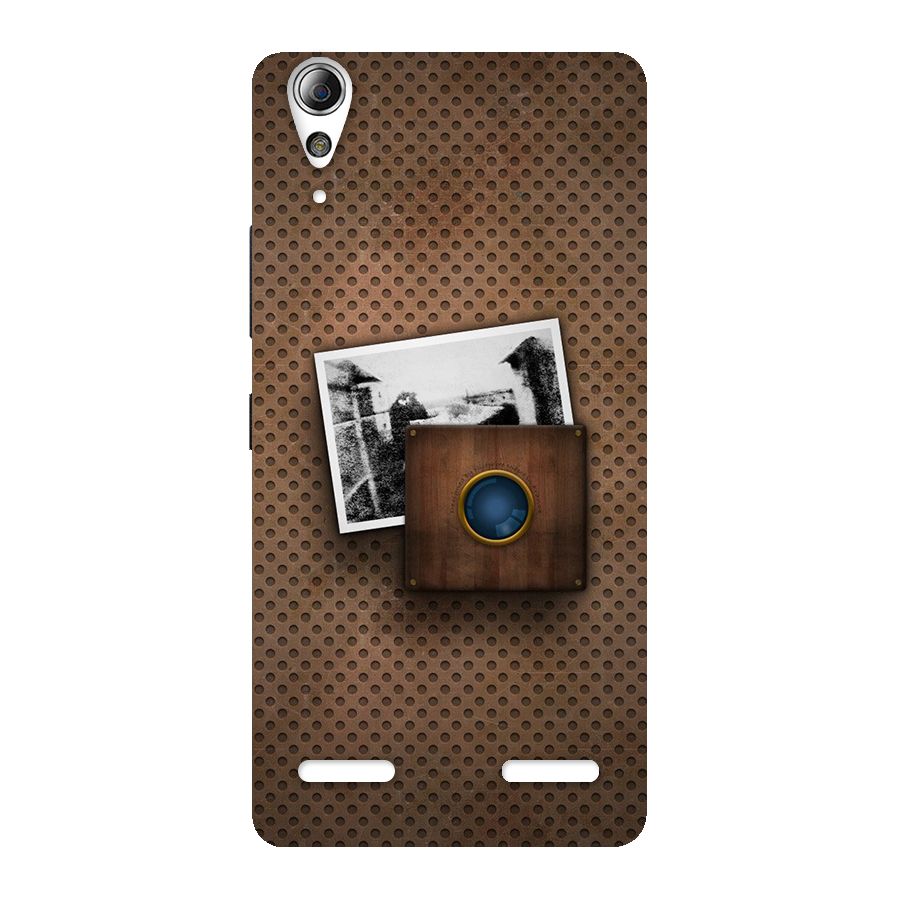 Vintage Wood Camera Back Case for Lenovo A6000 Plus