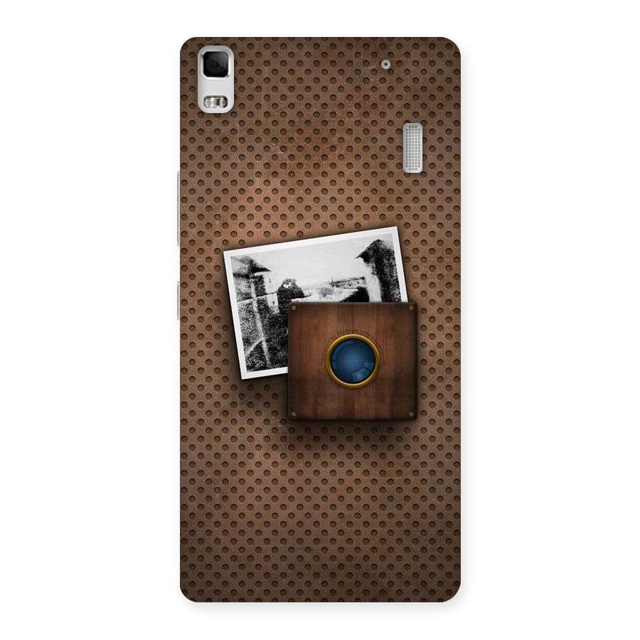 Vintage Wood Camera Back Case for Lenovo A7000