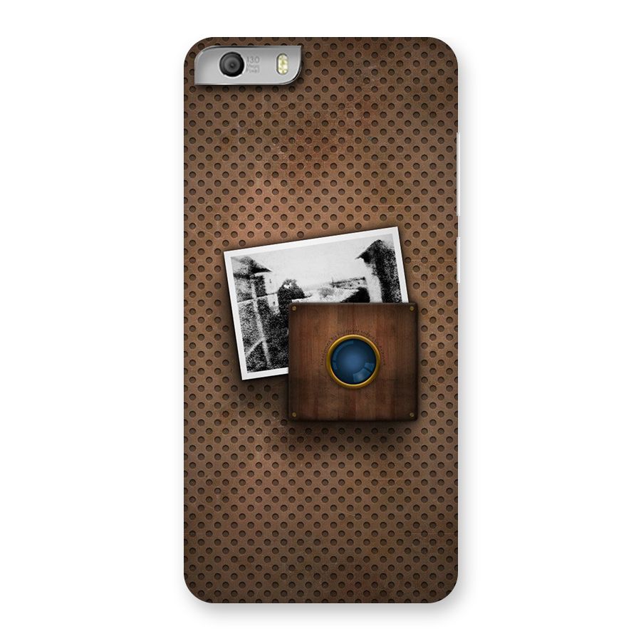 Vintage Wood Camera Back Case for Micromax Canvas Knight 2