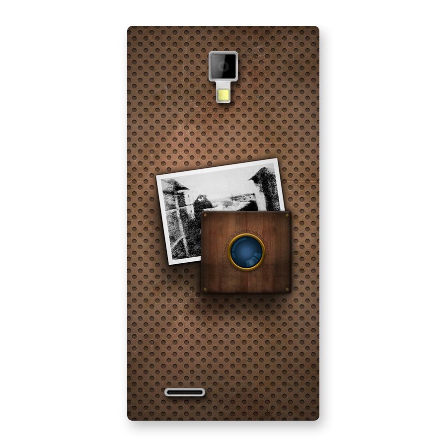 Vintage Wood Camera Back Case for Micromax Canvas Xpress A99
