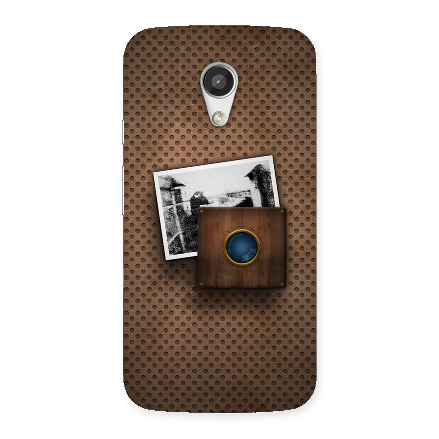 Vintage Wood Camera Back Case for Moto G 2nd Gen