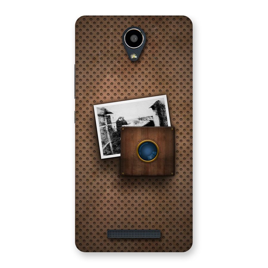 Vintage Wood Camera Back Case for Redmi Note 2