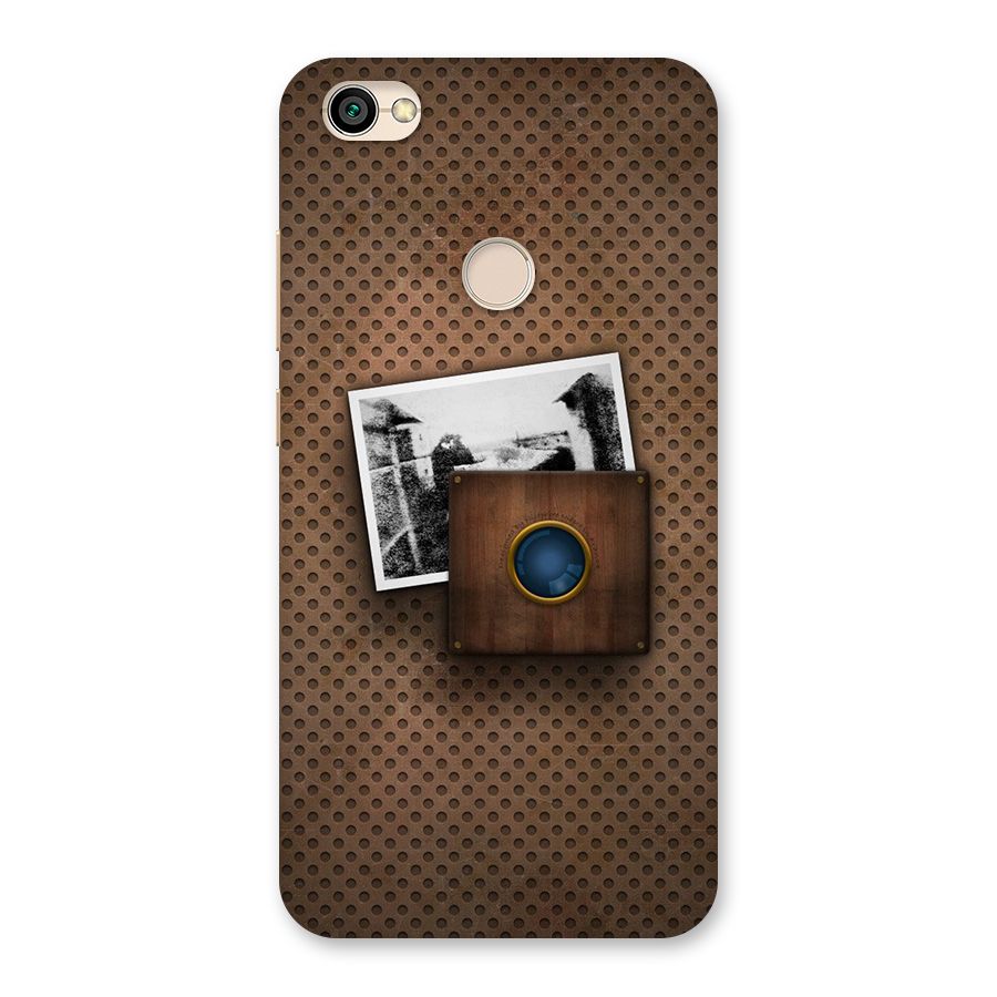 Vintage Wood Camera Back Case for Redmi Y1 2017