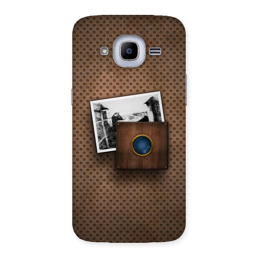 Vintage Wood Camera Back Case for Samsung Galaxy J2 2016