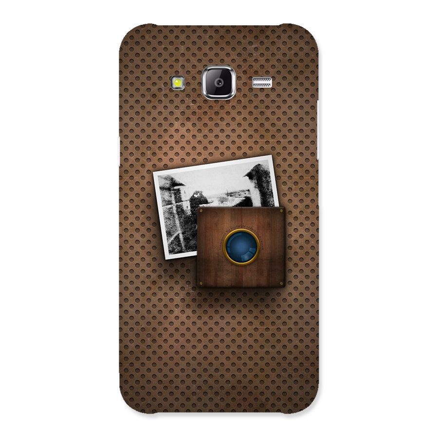 Vintage Wood Camera Back Case for Samsung Galaxy J5
