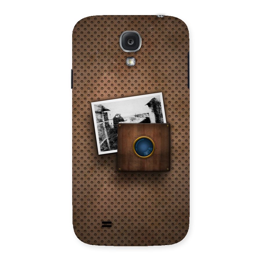 Vintage Wood Camera Back Case for Samsung Galaxy S4