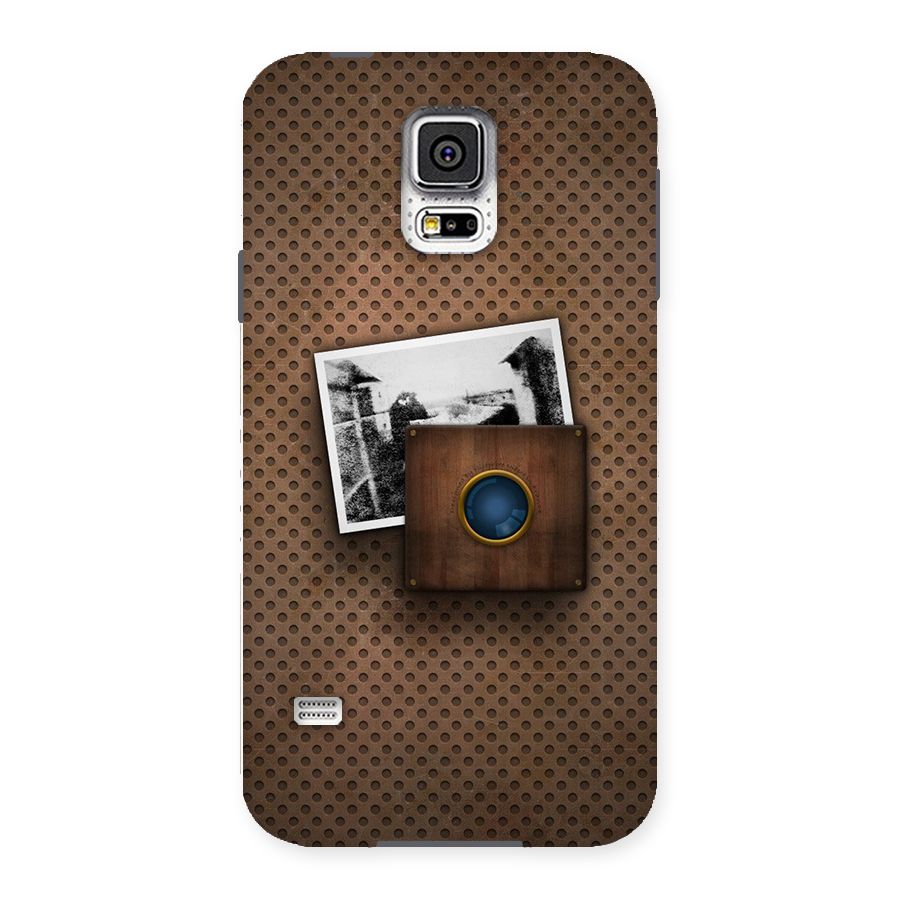 Vintage Wood Camera Back Case for Samsung Galaxy S5