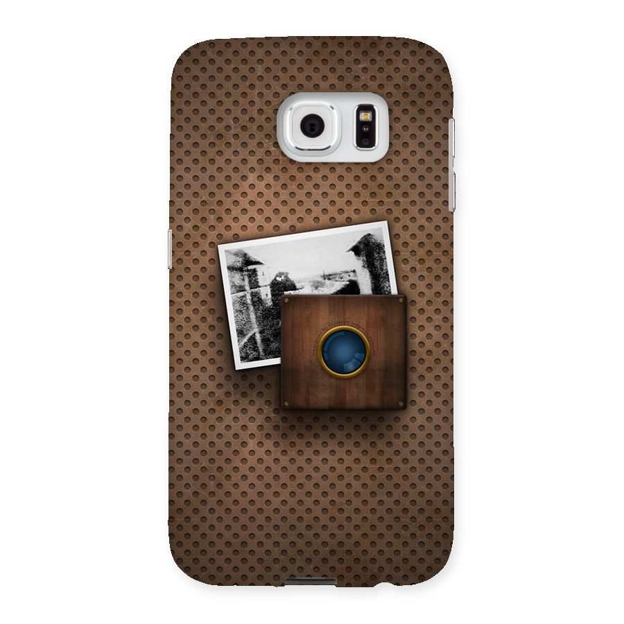 Vintage Wood Camera Back Case for Samsung Galaxy S6