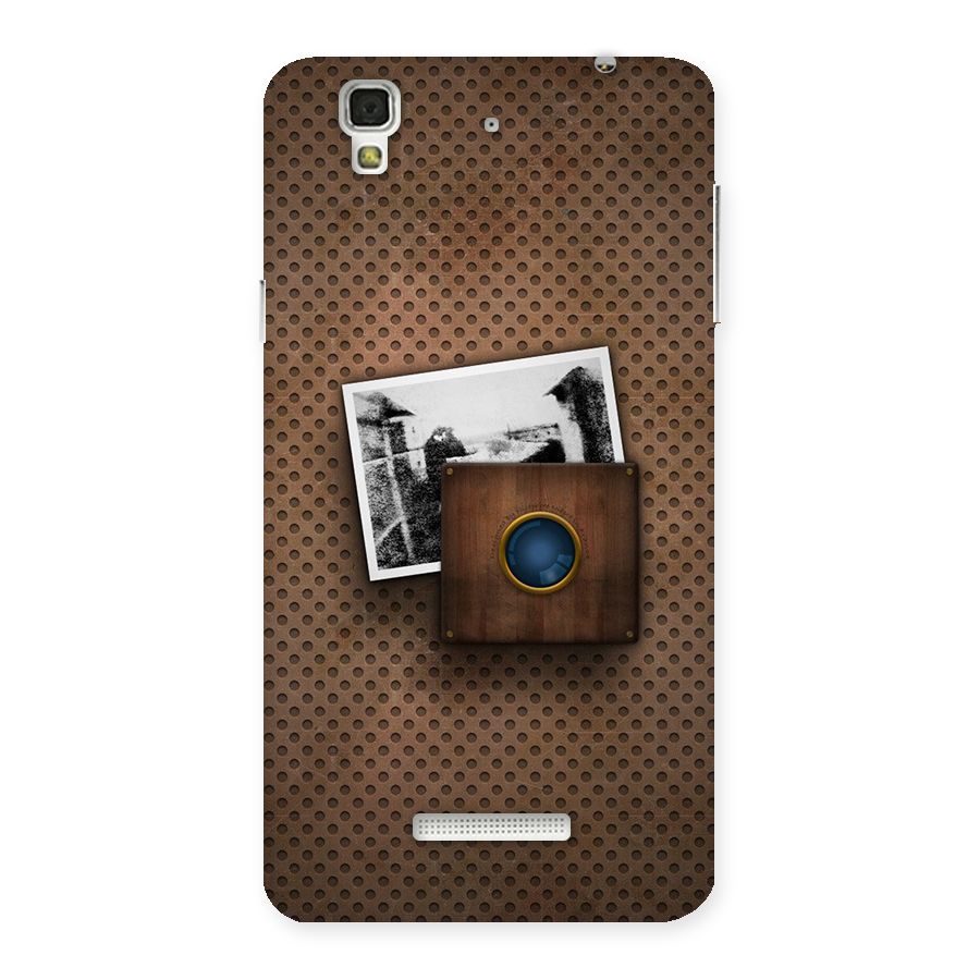 Vintage Wood Camera Back Case for YU Yureka Plus