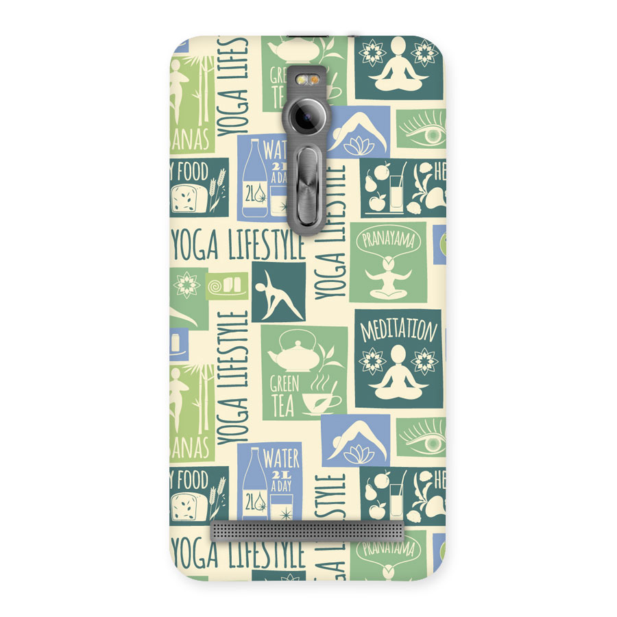 Vintage Yoga Lifestyle Back Case for Asus Zenfone 2