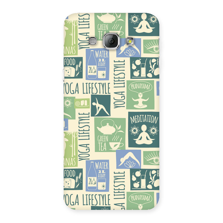 Vintage Yoga Lifestyle Back Case for Galaxy A8