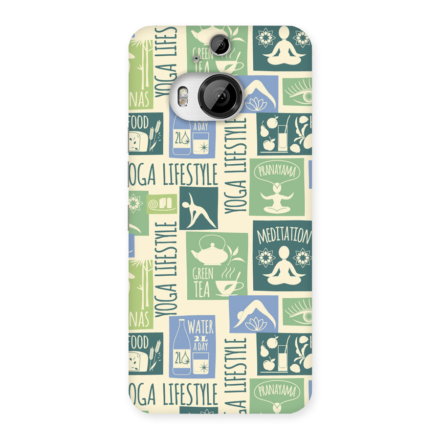 Vintage Yoga Lifestyle Back Case for HTC One M9 Plus
