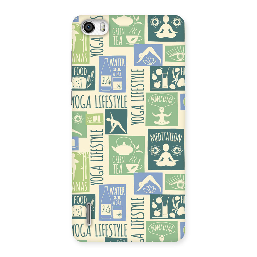 Vintage Yoga Lifestyle Back Case for Honor 6