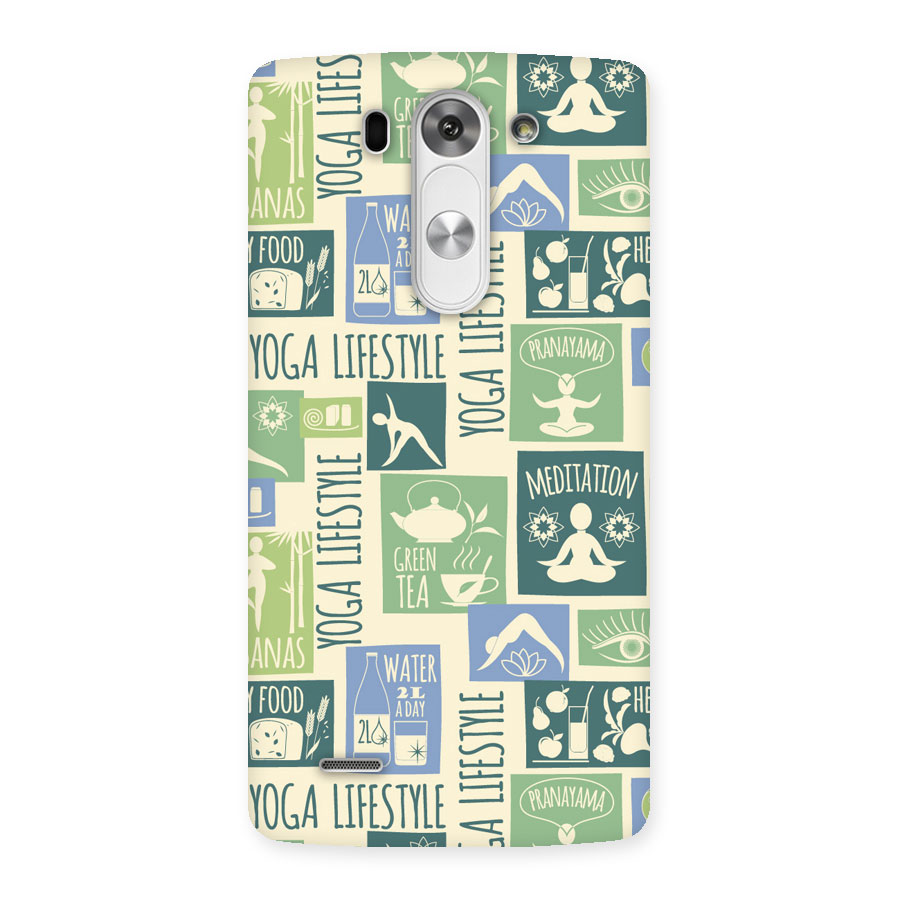 Vintage Yoga Lifestyle Back Case for LG G3 Beat