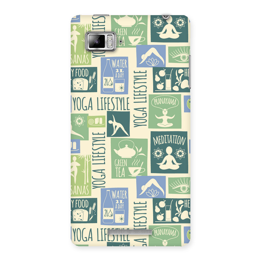 Vintage Yoga Lifestyle Back Case for Lenovo Vibe Z K910
