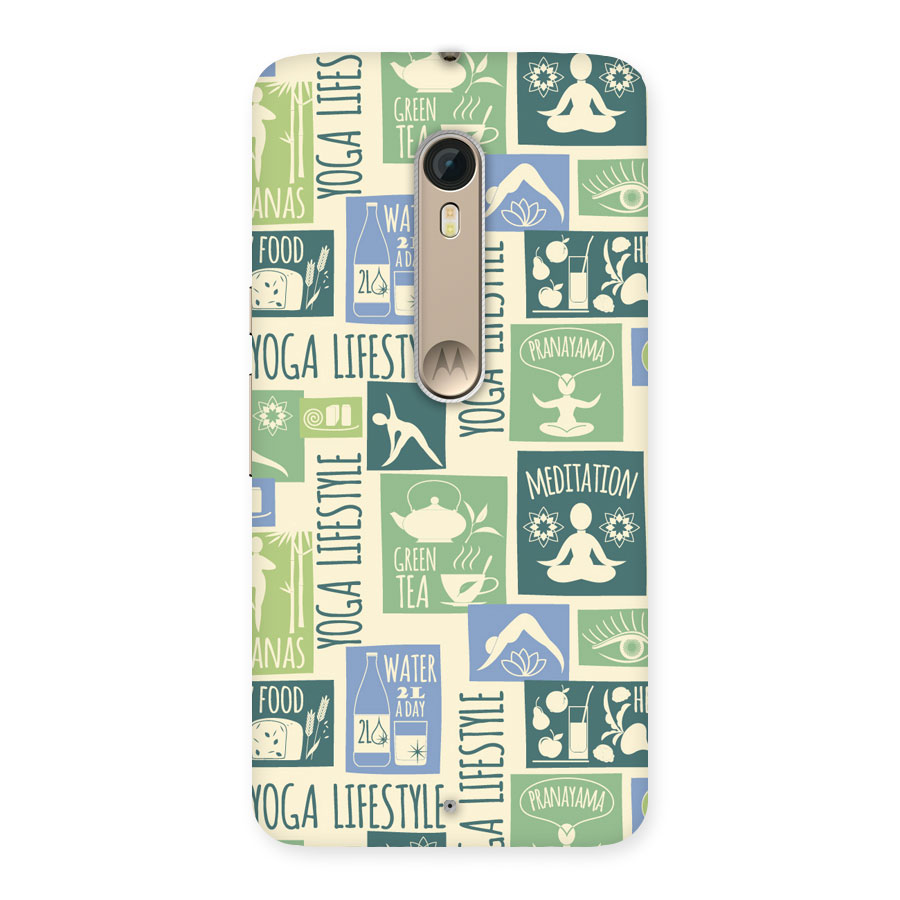 Vintage Yoga Lifestyle Back Case for Moto X Style