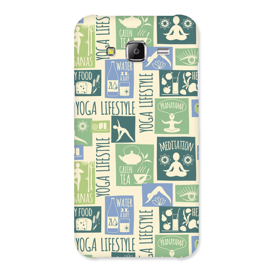 Vintage Yoga Lifestyle Back Case for Samsung Galaxy J5