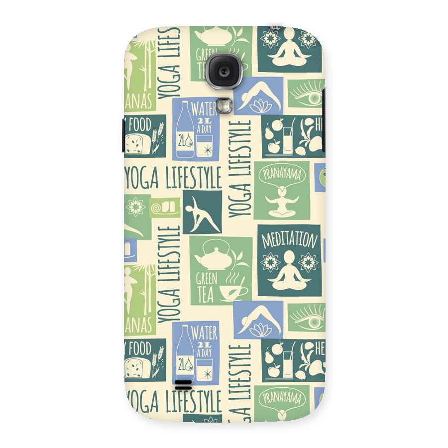 Vintage Yoga Lifestyle Back Case for Samsung Galaxy S4
