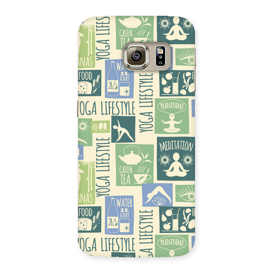 Vintage Yoga Lifestyle Back Case for Samsung Galaxy S6 Edge Plus