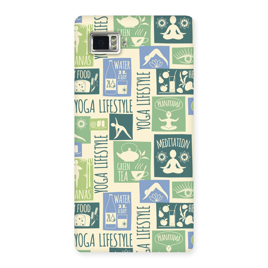 Vintage Yoga Lifestyle Back Case for Vibe Z2 Pro K920