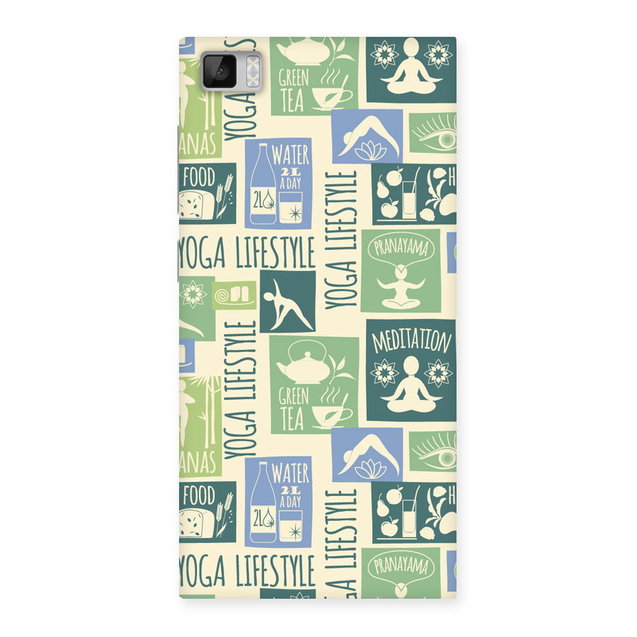 Vintage Yoga Lifestyle Back Case for Xiaomi Mi3