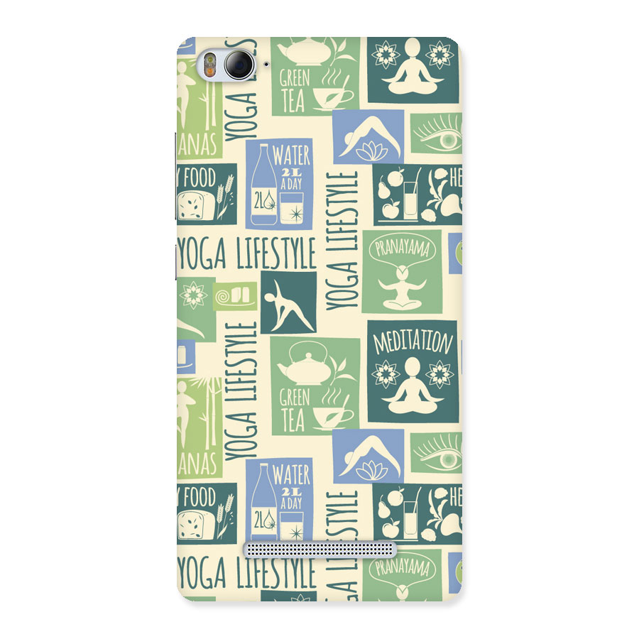 Vintage Yoga Lifestyle Back Case for Xiaomi Mi4i