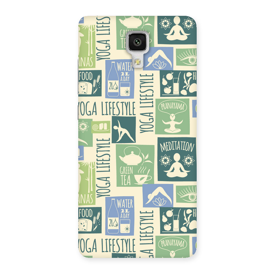 Vintage Yoga Lifestyle Back Case for Xiaomi Mi 4