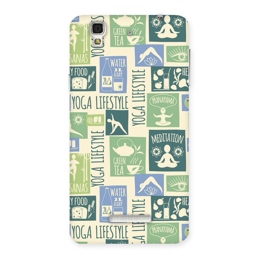 Vintage Yoga Lifestyle Back Case for Yu Yureka
