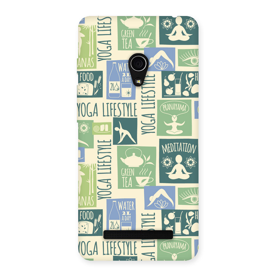 Vintage Yoga Lifestyle Back Case for Zenfone 5
